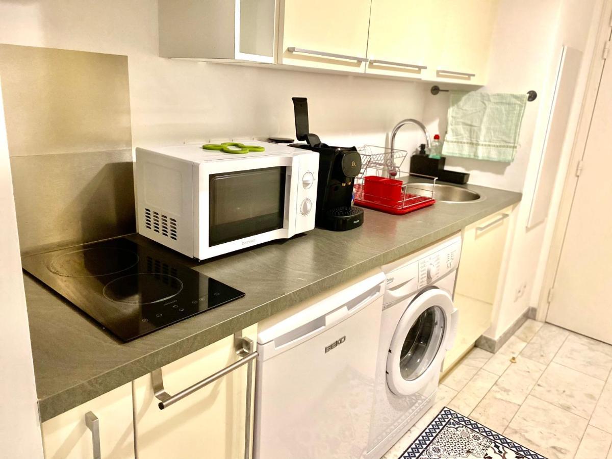 Charmant Studio Climatise Centre Menton Parking Gratuit Екстер'єр фото